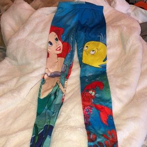 little mermaid leggings